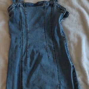 Forever 21 Light Blue Denim Top